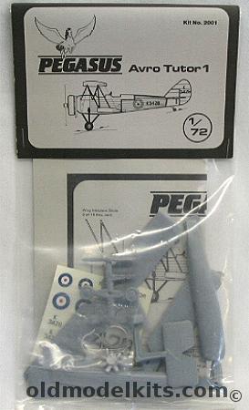 Pegasus 1/72 Avro Tutor 1 - Bagged, 2001 plastic model kit